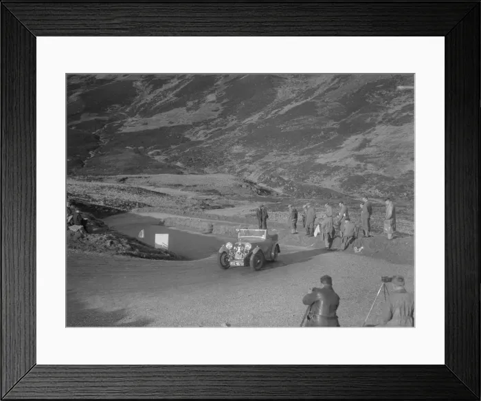 Framed Print : Wolseley Hornet of GF Collie competing in the RSAC Scottish Rally, Devils Elbow, Glenshee, 1934 Framed Print : Wolseley Hornet of GF Collie competing in the RSAC Scottish Rally, Devils Elbow, Glenshee, 1934