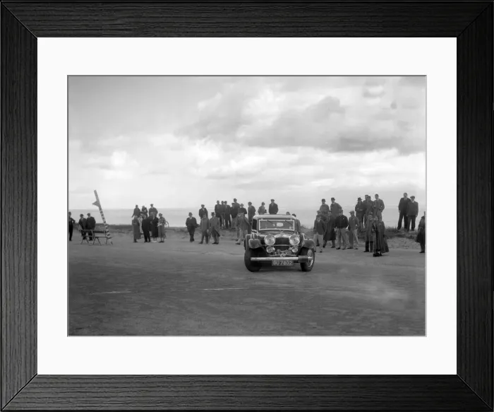 Framed Print : Alvis Speed Twenty saloon competing in the RSAC Scottish Rally, 1934. Artist: Bill Brunell Framed Print : Alvis Speed Twenty saloon competing in the RSAC Scottish Rally, 1934. Artist: Bill Brunell