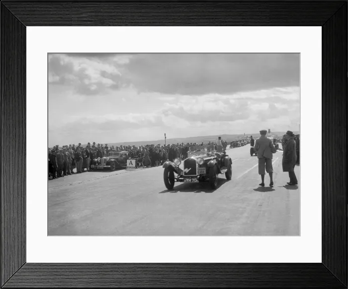 Framed Print : Alfa Romeo 6C of J Street competing in the RSAC Scottish Rally, 1934. Artist: Bill Brunell Framed Print : Alfa Romeo 6C of J Street competing in the RSAC Scottish Rally, 1934. Artist: Bill Brunell