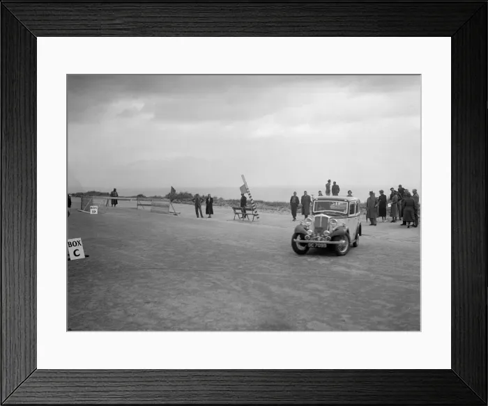 Framed Print : Standard Twelve saloon of Mrs SH Richards competing in the RSAC Scottish Rally, 1934 Framed Print : Standard Twelve saloon of Mrs SH Richards competing in the RSAC Scottish Rally, 1934