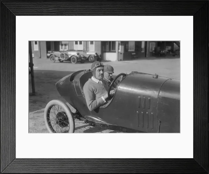 Framed Print : Andre Lombard in his Salmson at the JCC 200 Mile Race, Brooklands, Surrey, 1921. Artist Framed Print : Andre Lombard in his Salmson at the JCC 200 Mile Race, Brooklands, Surrey, 1921. Artist
