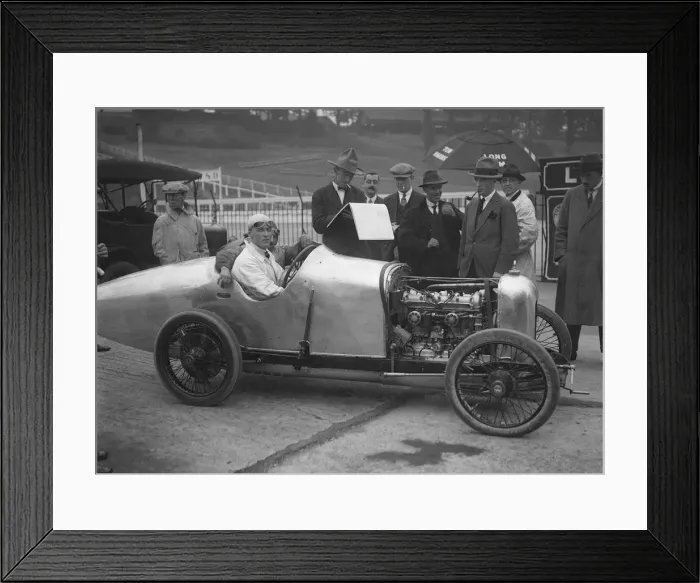 Framed Print : Henry Segrave in his Talbot-Darracq at the JCC 200 Mile Race, Brooklands, Surrey, 1921 Framed Print : Henry Segrave in his Talbot-Darracq at the JCC 200 Mile Race, Brooklands, Surrey, 1921