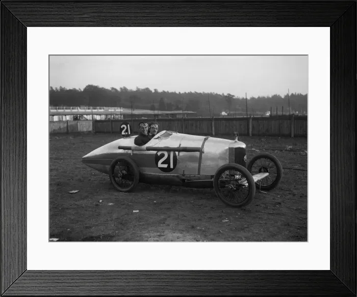Framed Print : BA Davey in his AC at the JCC 200 Mile Race, Brooklands, Surrey, 1921. Artist: Bill Brunell Framed Print : BA Davey in his AC at the JCC 200 Mile Race, Brooklands, Surrey, 1921. Artist: Bill Brunell