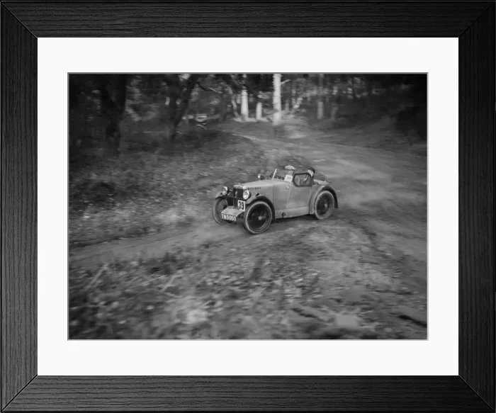 Framed Print : MG M Type competing in the JCC Half-Day Trial, 1930. Artist: Bill Brunell Framed Print : MG M Type competing in the JCC Half-Day Trial, 1930. Artist: Bill Brunell