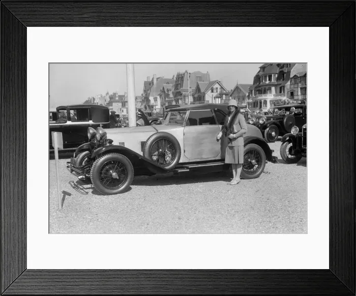 Framed Print : Delage at Boulogne Motor Week, France, 1928. Artist: Bill Brunell Framed Print : Delage at Boulogne Motor Week, France, 1928. Artist: Bill Brunell