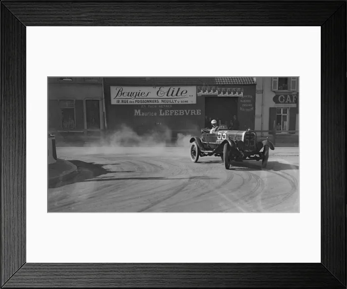 Framed Print : Alvis of Ruth Urquhart Dykes competing at the Boulogne Motor Week, France, 1928. Artist Framed Print : Alvis of Ruth Urquhart Dykes competing at the Boulogne Motor Week, France, 1928. Artist