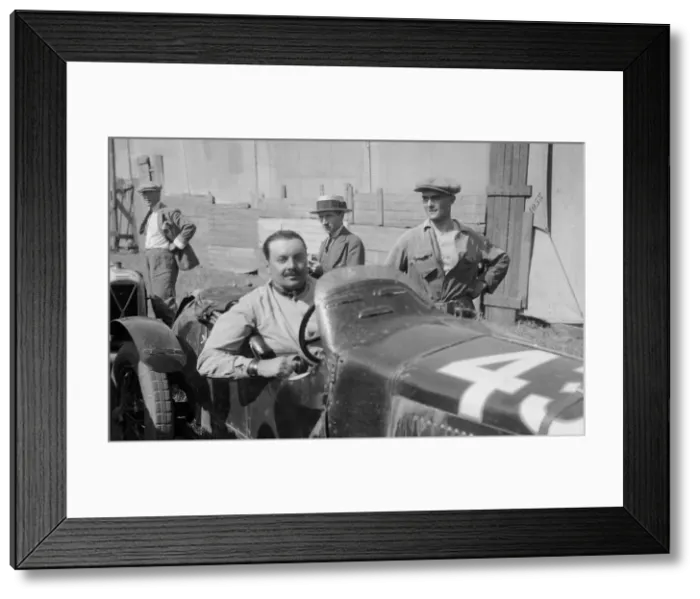 Framed Print : Boris Ivanowski in his Alfa Romeo at the Boulogne Motor Week, France, 1928. Artist: Bill Brunell Framed Print : Boris Ivanowski in his Alfa Romeo at the Boulogne Motor Week, France, 1928. Artist: Bill Brunell