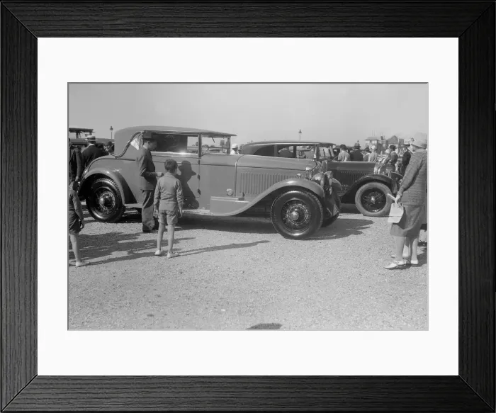 Framed Print : Minerva 2-door coupe at Boulogne Motor Week, France, 1928. Artist: Bill Brunell Framed Print : Minerva 2-door coupe at Boulogne Motor Week, France, 1928. Artist: Bill Brunell