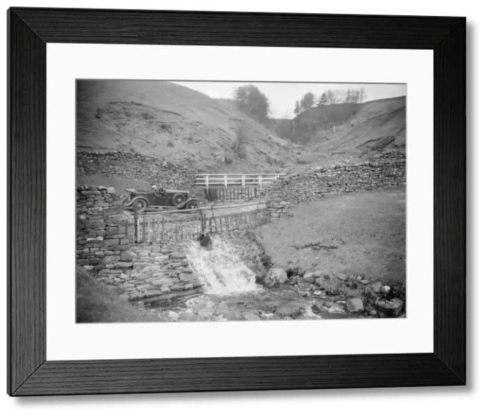 Framed Print : Kitty Brunell road testing a MG 18 / 80, Tan Hill, Yorkshire, April 1931. Artist: Bill Brunell Framed Print : Kitty Brunell road testing a MG 18 / 80, Tan Hill, Yorkshire, April 1931. Artist: Bill Brunell