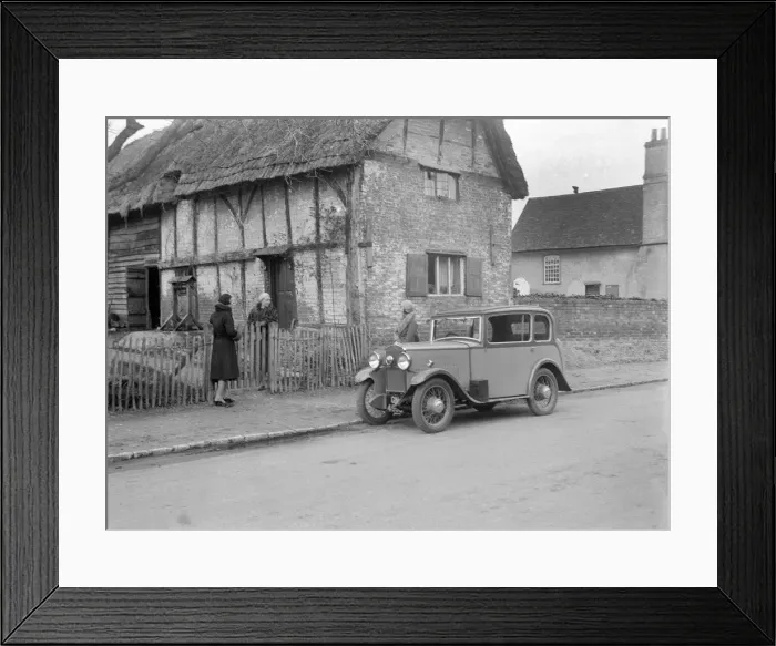 Framed Print : Road testing a Triumph Scorpion, Horley, Surrey, 1931. Artist: Bill Brunell Framed Print : Road testing a Triumph Scorpion, Horley, Surrey, 1931. Artist: Bill Brunell