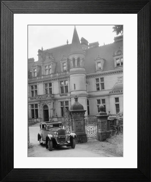 Framed Print : Kitty Brunell road testing a 1931 Delage D8, Wykehurst Place, Bolney, Sussex. Artist: Bill Brunell Framed Print : Kitty Brunell road testing a 1931 Delage D8, Wykehurst Place, Bolney, Sussex. Artist: Bill Brunell