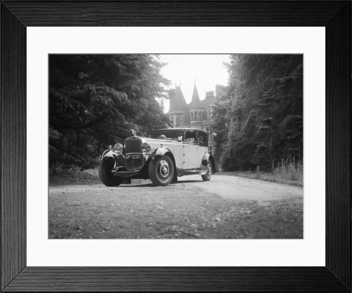 Framed Print : Kitty Brunell road testing a 1931 Delage D8, Wykehurst Place, Bolney, Sussex. Artist: Bill Brunell Framed Print : Kitty Brunell road testing a 1931 Delage D8, Wykehurst Place, Bolney, Sussex. Artist: Bill Brunell