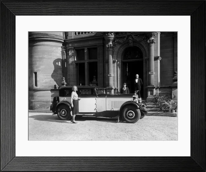 Framed Print : Kitty Brunell road testing a 1931 Delage D8, Wykehurst Place, Bolney, Sussex. Artist: Bill Brunell Framed Print : Kitty Brunell road testing a 1931 Delage D8, Wykehurst Place, Bolney, Sussex. Artist: Bill Brunell