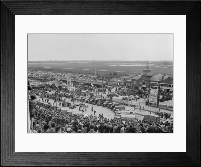 Framed Print : Ford Day at Brooklands motor racing circuit, Surrey, 1930s. Artist: Bill Brunell Framed Print : Ford Day at Brooklands motor racing circuit, Surrey, 1930s. Artist: Bill Brunell