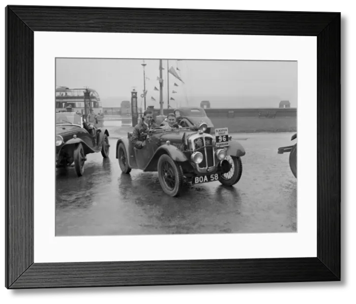 Framed Print : Austin 7 Grasshopper of CD Buckley at the Blackpool Rally, 1936. Artist: Bill Brunell Framed Print : Austin 7 Grasshopper of CD Buckley at the Blackpool Rally, 1936. Artist: Bill Brunell