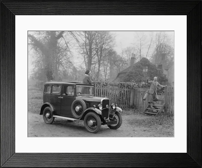 Framed Print : Kitty Brunell witha Singer 8 Junior, c1920s. Artist: Bill Brunell Framed Print : Kitty Brunell witha Singer 8 Junior, c1920s. Artist: Bill Brunell