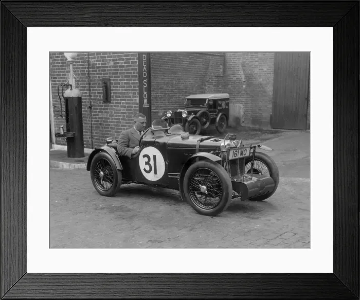 Framed Print : MG C type Midget of Cyril Paul at the RAC TT Race, Ards Circuit, Belfast, 1932. Artist Framed Print : MG C type Midget of Cyril Paul at the RAC TT Race, Ards Circuit, Belfast, 1932. Artist