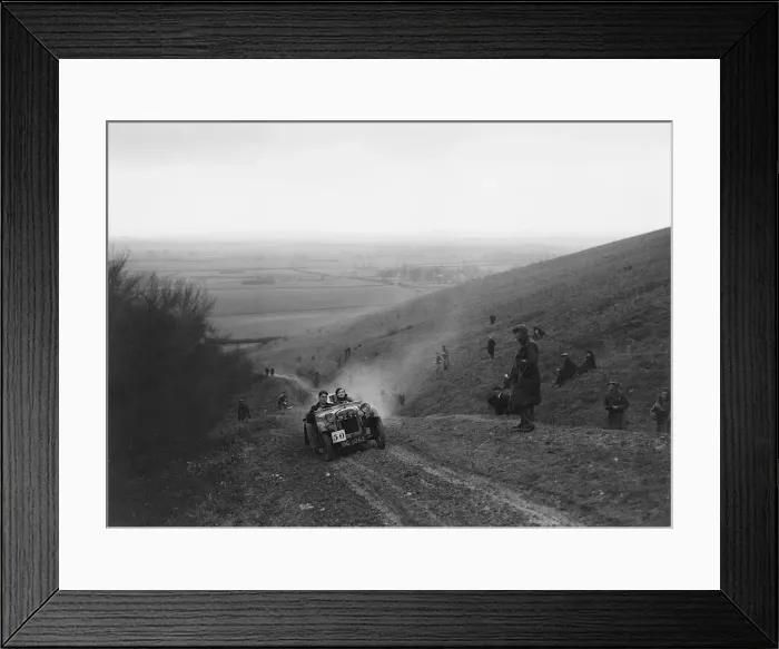 Framed Print : Austin Ulster competing in a trial, Crowell Hill, Chinnor, Oxfordshire, 1930s. Artist: Bill Brunell Framed Print : Austin Ulster competing in a trial, Crowell Hill, Chinnor, Oxfordshire, 1930s. Artist: Bill Brunell