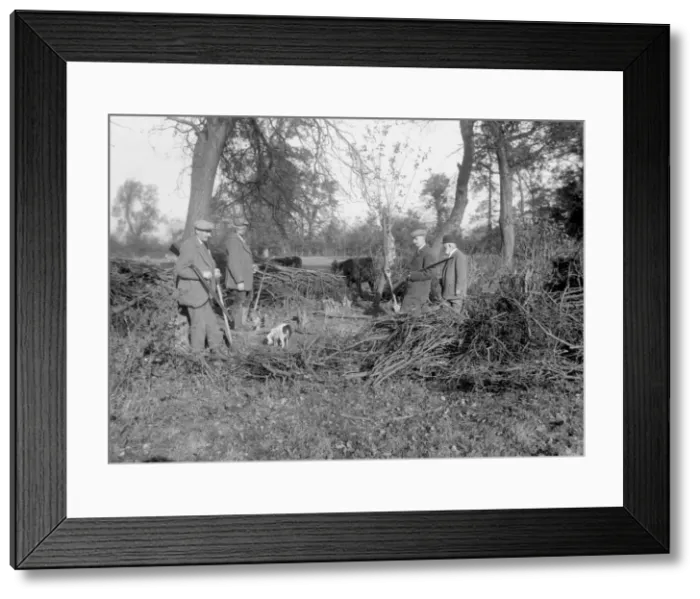 Framed Print : Shooting party. Artist: Bill Brunell Framed Print : Shooting party. Artist: Bill Brunell
