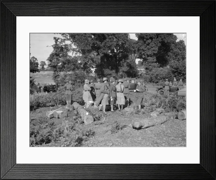 Framed Print : Women at a First Aid Nursing Yeomanry (FANY) trial or rally, 1931. Artist: Bill Brunell Framed Print : Women at a First Aid Nursing Yeomanry (FANY) trial or rally, 1931. Artist: Bill Brunell