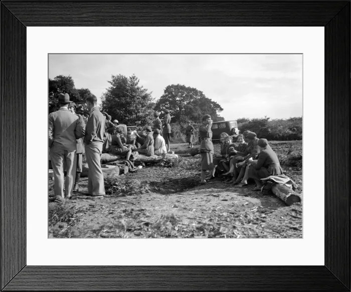 Framed Print : First Aid Nursing Yeomanry (FANY) trial or rally, 1931. Artist: Bill Brunell