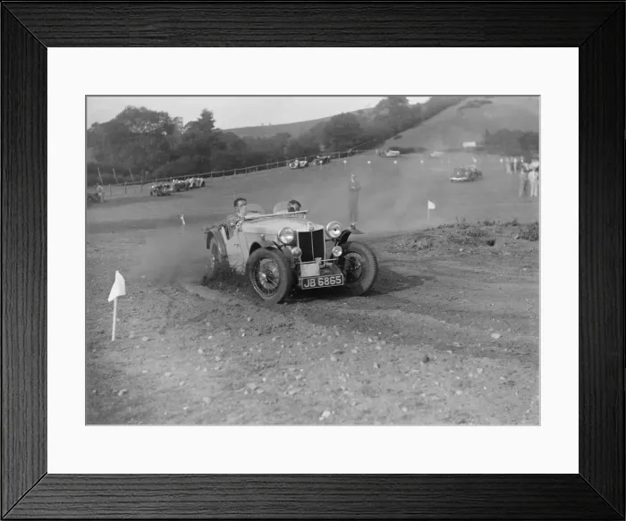 Framed Print : MG of L Welch of the Three Musketeers team at the Singer CC Rushmere Hill Climb, Shropshire 1935 Framed Print : MG of L Welch of the Three Musketeers team at the Singer CC Rushmere Hill Climb, Shropshire 1935