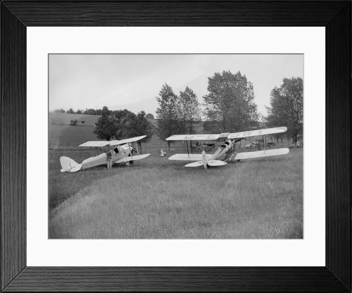 Framed Print : Blackburn Bluebird Mk 4 and De Havilland DH60 Moth at the Oxford Speed Trials, c1930 Framed Print : Blackburn Bluebird Mk 4 and De Havilland DH60 Moth at the Oxford Speed Trials, c1930