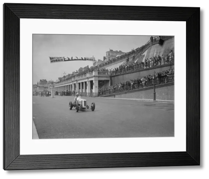 Framed Print : GN of Frazer-Nash leaving the starting line in the Brighton Speed Trials, 1938. Artist Framed Print : GN of Frazer-Nash leaving the starting line in the Brighton Speed Trials, 1938. Artist
