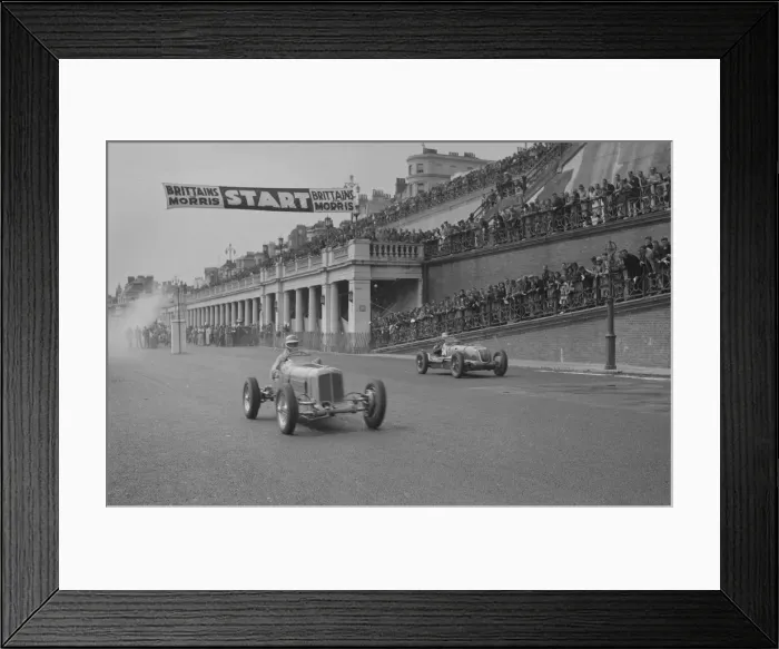 Framed Print : ERA of Earl Howe and Alta of CK Mortimer competing in the Brighton Speed Trials, 1938 Framed Print : ERA of Earl Howe and Alta of CK Mortimer competing in the Brighton Speed Trials, 1938