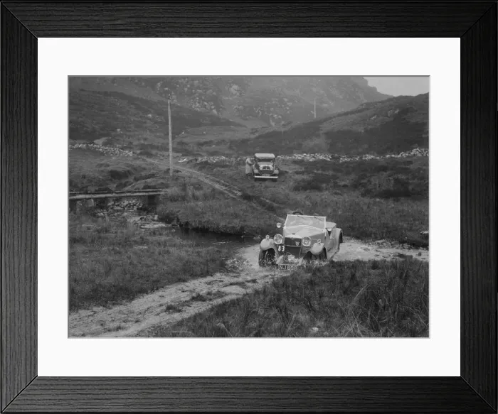 Framed Print : Riley Lynx of NH Keep competing in E&DMC Scottish 6 Days Trial, 1933 Artist: Bill Brunell Framed Print : Riley Lynx of NH Keep competing in E&DMC Scottish 6 Days Trial, 1933 Artist: Bill Brunell