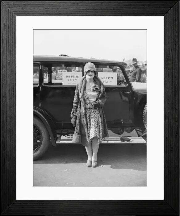 Framed Print : Miss RH Boyle with her Arrol-Aster 17-50 at the Southport Rally, 1928. Artist: Bill Brunell Framed Print : Miss RH Boyle with her Arrol-Aster 17-50 at the Southport Rally, 1928. Artist: Bill Brunell