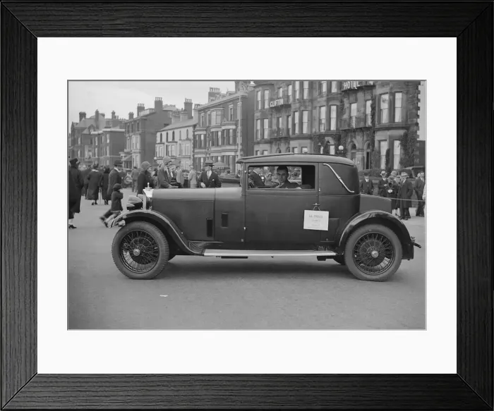 Framed Print : Talbot 14-45 sportsmans coupe of RG Roberts at the Southport Rally, 1928. Artist: Bill Brunell Framed Print : Talbot 14-45 sportsmans coupe of RG Roberts at the Southport Rally, 1928. Artist: Bill Brunell