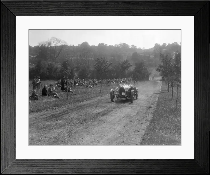 Framed Print : Bugatti Type 43, Bugatti Owners Club Hill Climb, Chalfont St Peter, Buckinghamshire, 1935 Framed Print : Bugatti Type 43, Bugatti Owners Club Hill Climb, Chalfont St Peter, Buckinghamshire, 1935