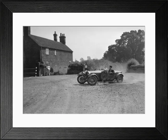 Framed Print : Bugatti Type 30 competing in the Singer CC Rushmere Hill Climb, Shropshire 1935. Artist Framed Print : Bugatti Type 30 competing in the Singer CC Rushmere Hill Climb, Shropshire 1935. Artist