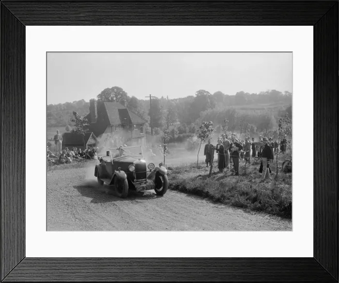Framed Print : Riley with tourer body, Bugatti Owners Club Hill Climb, Chalfont St Peter, Buckinghamshire, 1935 Framed Print : Riley with tourer body, Bugatti Owners Club Hill Climb, Chalfont St Peter, Buckinghamshire, 1935