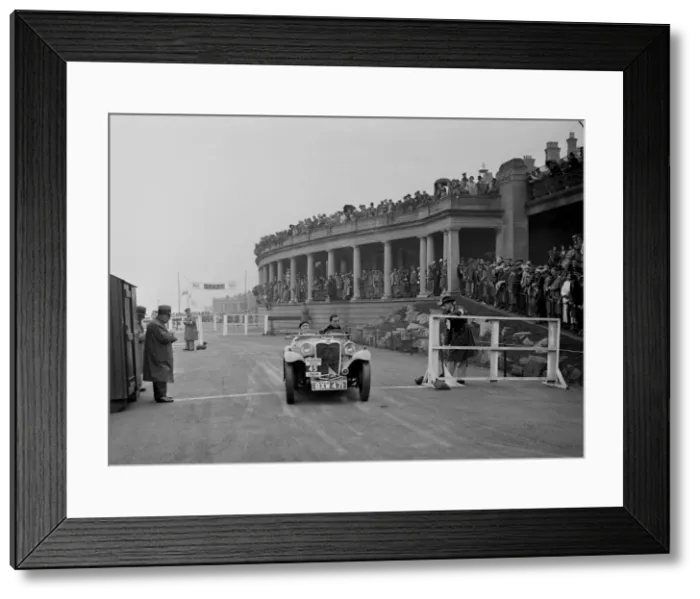 Framed Print : Singer of DE Harris competing in the Blackpool Rally, 1936. Artist: Bill Brunell Framed Print : Singer of DE Harris competing in the Blackpool Rally, 1936. Artist: Bill Brunell
