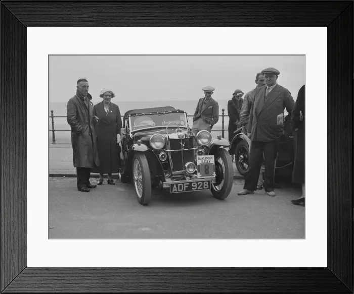 Framed Print : MG PA of PA Rippon at the Blackpool Rally, 1936. Artist: Bill Brunell Framed Print : MG PA of PA Rippon at the Blackpool Rally, 1936. Artist: Bill Brunell