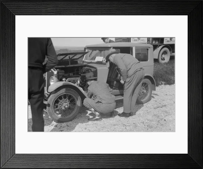 Framed Print : Wolseley Hornet at the B&HMC Brighton Motor Rally, 1930. Artist: Bill Brunell Framed Print : Wolseley Hornet at the B&HMC Brighton Motor Rally, 1930. Artist: Bill Brunell
