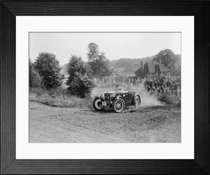 Framed Print : MG M type, Bugatti Owners Club Hill Climb, Chalfont St Peter, Buckinghamshire, 1935 Framed Print : MG M type, Bugatti Owners Club Hill Climb, Chalfont St Peter, Buckinghamshire, 1935