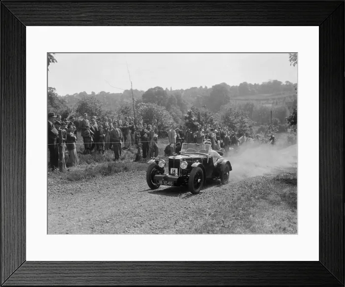 Framed Print : Prototype MG K3, Bugatti Owners Club Hill Climb, Chalfont St Peter, Buckinghamshire, 1935 Framed Print : Prototype MG K3, Bugatti Owners Club Hill Climb, Chalfont St Peter, Buckinghamshire, 1935