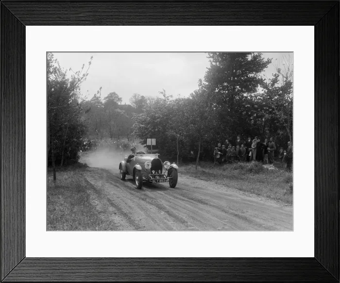 Framed Print : Bugatti Type 49, Bugatti Owners Club Hill Climb, Chalfont St Peter, Buckinghamshire, 1935 Framed Print : Bugatti Type 49, Bugatti Owners Club Hill Climb, Chalfont St Peter, Buckinghamshire, 1935
