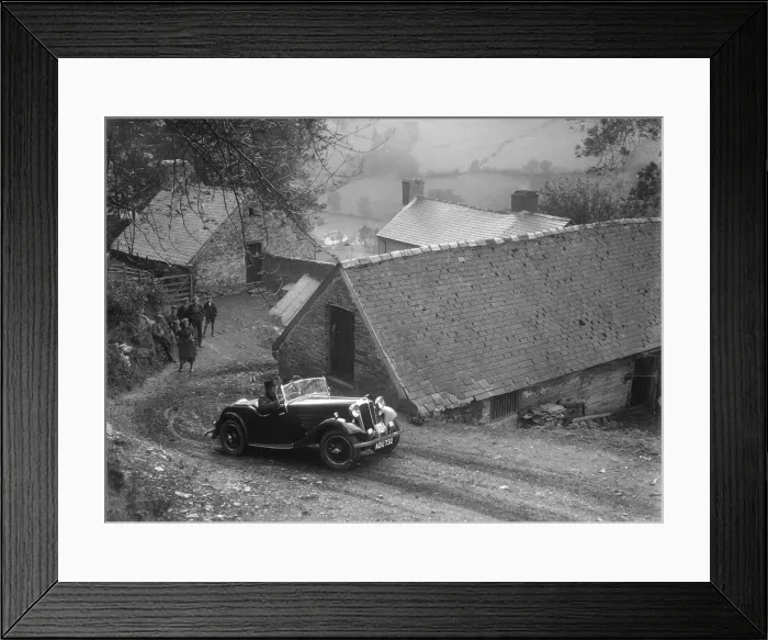 Framed Print : 1934 Standard Avon tourer taking part in a Standard Car Owners Club trial. Artist: Bill Brunell Framed Print : 1934 Standard Avon tourer taking part in a Standard Car Owners Club trial. Artist: Bill Brunell