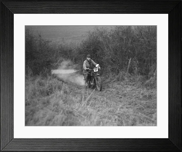 Framed Print : New Hudson of SA Bailey competing in the Inter-Varsity Trial, November 1931. Artist: Bill Brunell Framed Print : New Hudson of SA Bailey competing in the Inter-Varsity Trial, November 1931. Artist: Bill Brunell