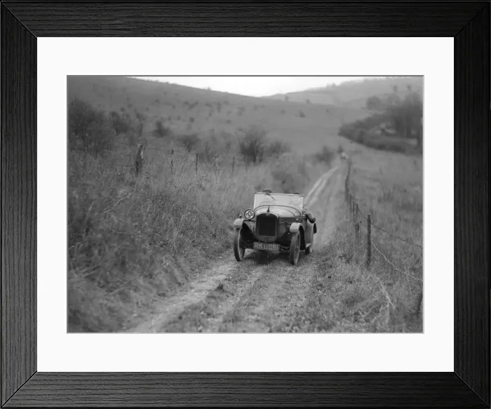 Framed Print : Austin Special of H Murrel competing in the Inter-Varsity Trial, November 1931. Artist Framed Print : Austin Special of H Murrel competing in the Inter-Varsity Trial, November 1931. Artist