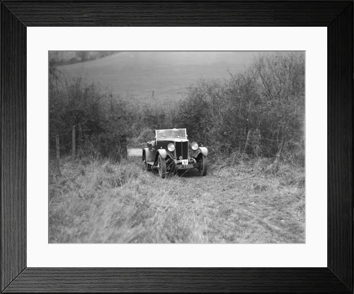 Framed Print : AL Watsons MG 18 / 80 with sports body competing in the Inter-Varsity Trial, November 1931 Framed Print : AL Watsons MG 18 / 80 with sports body competing in the Inter-Varsity Trial, November 1931