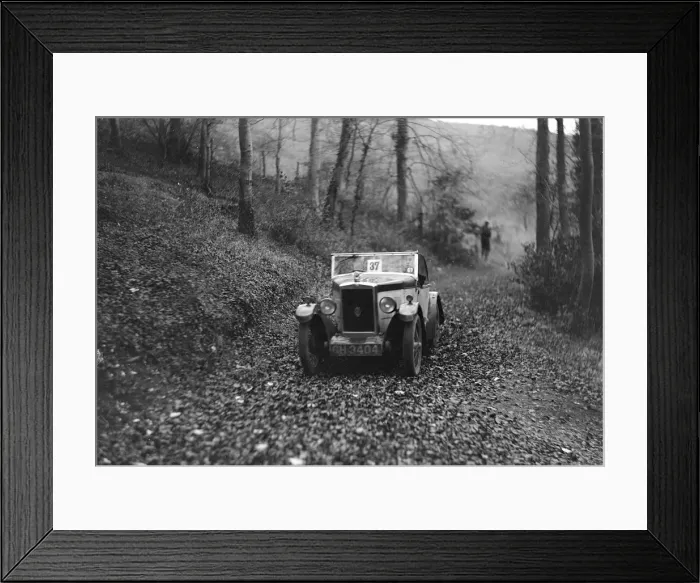 Framed Print : W Wrights Morris Minor with body by Arrow competing in the Inter-Varsity Trial, November 1931 Framed Print : W Wrights Morris Minor with body by Arrow competing in the Inter-Varsity Trial, November 1931