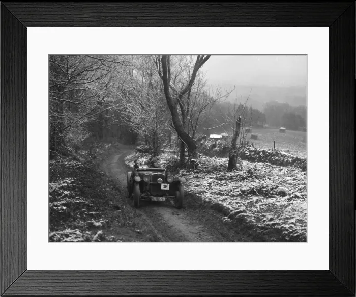 Framed Print : 1932 Frazer-Nash TT replica taking part in a motoring trial, late 1930s. Artist: Bill Brunell Framed Print : 1932 Frazer-Nash TT replica taking part in a motoring trial, late 1930s. Artist: Bill Brunell