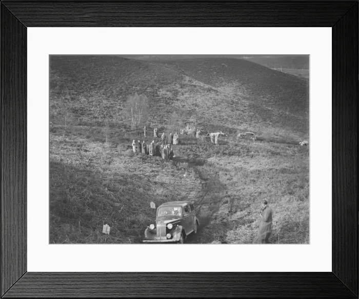 Framed Print : 1938 Vauxhall Ten taking part in a motoring trial, late 1930s. Artist: Bill Brunell Framed Print : 1938 Vauxhall Ten taking part in a motoring trial, late 1930s. Artist: Bill Brunell