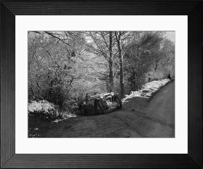 Framed Print : 1935 MG PB of the Cream Cracker Team taking part in a motoring trial, late 1930s Framed Print : 1935 MG PB of the Cream Cracker Team taking part in a motoring trial, late 1930s