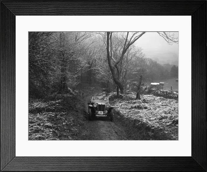 Framed Print : MG PB taking part in a motoring trial, late 1930s. Artist: Bill Brunell Framed Print : MG PB taking part in a motoring trial, late 1930s. Artist: Bill Brunell